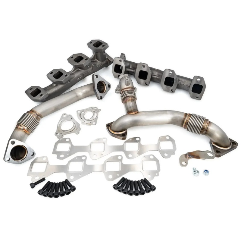 2011-2016 GM 6.6L Duramax High-Flow Exhaust Manifold and Up-Pipe Kit