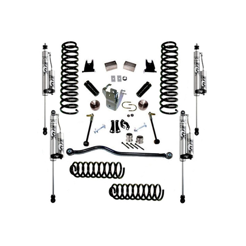 4″ Lift Kit – 07-18 Wrangler JK – 2-door – w/ FOX 2.0 Reservoir Shocks K927FX