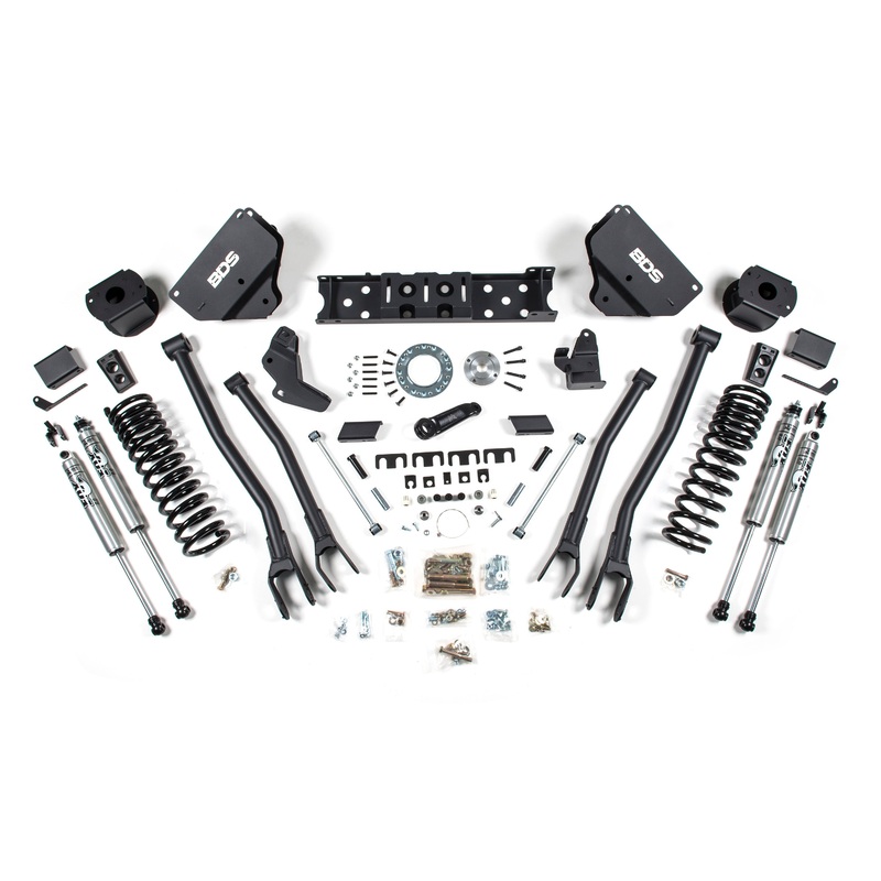 BDS Suspension 5.5″ 4-Link Suspension System | 2014-2018 Ram 2500 4WD (Gas) w/ Rear Air Ride 1630H