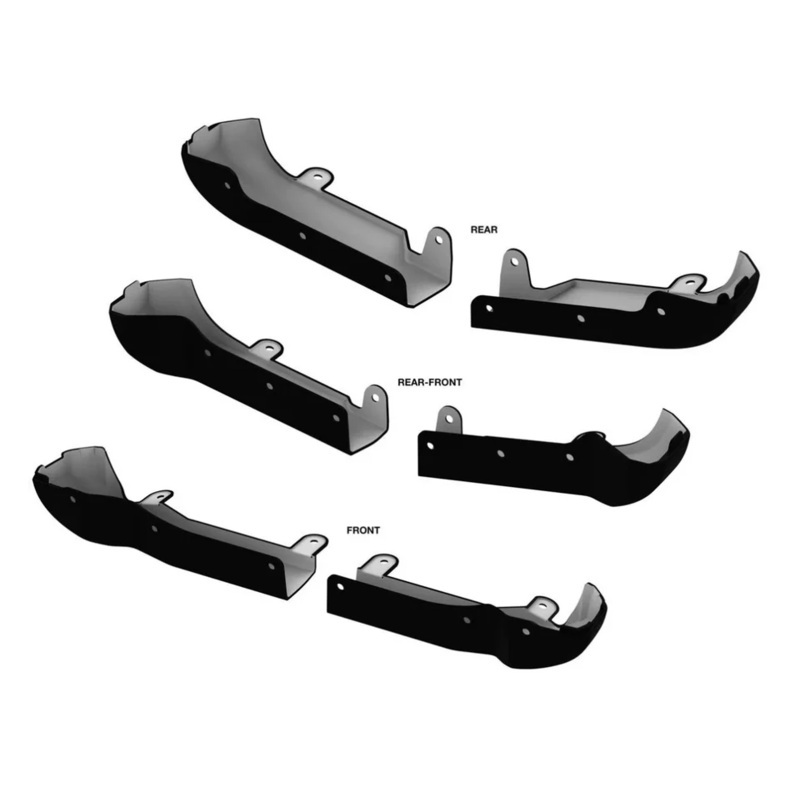 2020-2024 GMC 2500/3500 Full Set of 6 Mud Flap Deletes (Front & Rear)