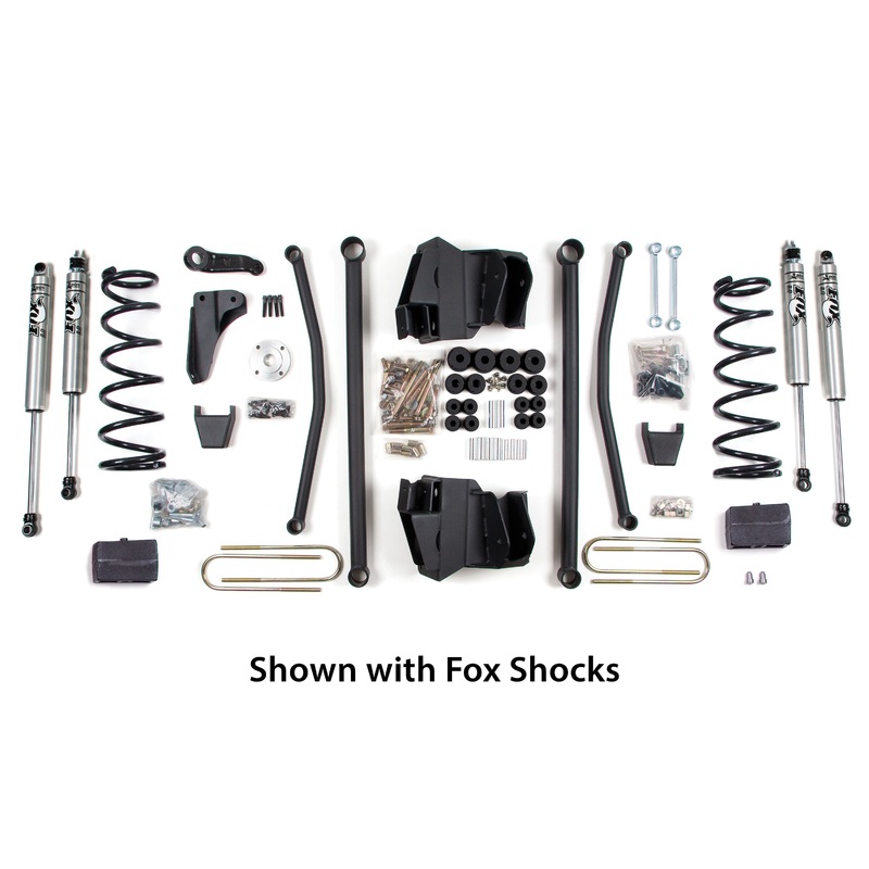 BDS Suspension 4″ Long Arm Lift Kit – 2010-2013 RAM Dodge 3/4 Ton Powerwagon 665H