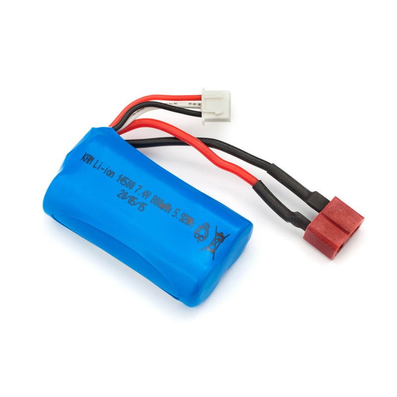 Battery Pack Li-ion 7.4V 800mAh w/ T-Plug, Slyder