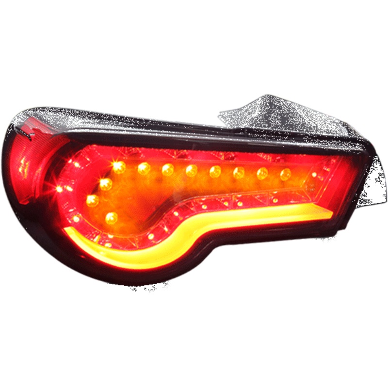 For 2013-2016 Scion FR-S/2013-2016 Subaru BRZ LED Taillight – Matt Black / Clear