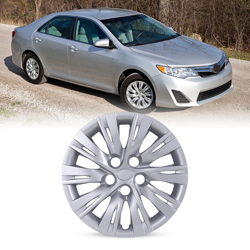 WINJET 16′ Hubcaps Wheel Rims Cover for 2012-2014 TOYOTA CAMRY (1pc) – Sliver