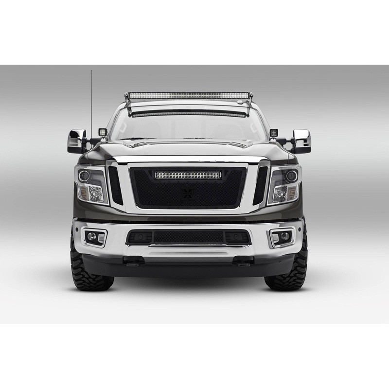 ZROADZ Z337181 Black Mild Steel Front Roof LED Bracket Fits 2016-2019 Nissan Titan