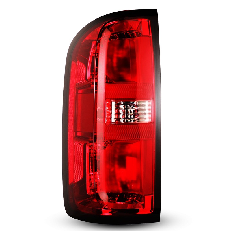For 2015-2022 Chevy Colorado Tail Lights 1 Left Side Only – Chrome/Red
