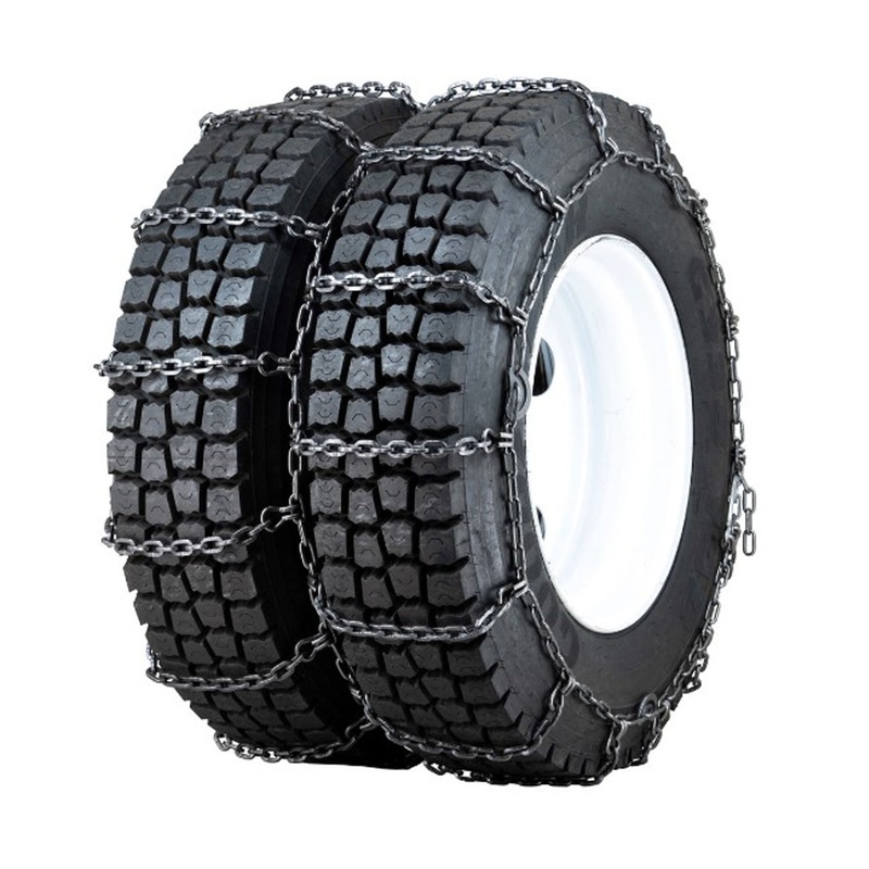 11-24.5 TRYGG 7MM Square Ice Truck Chain Dual Triple Cam Style – 1 Pair