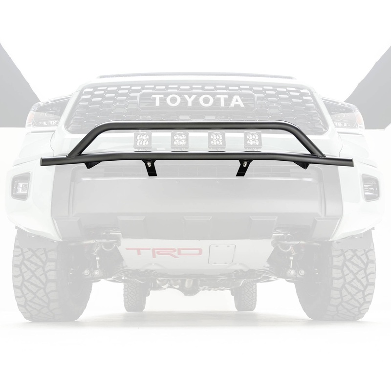 ZROADZ Z329661 Black Mild Steel Front Bumper Top Tube LED Bracket Fits 2014-2021 Toyota Tundra