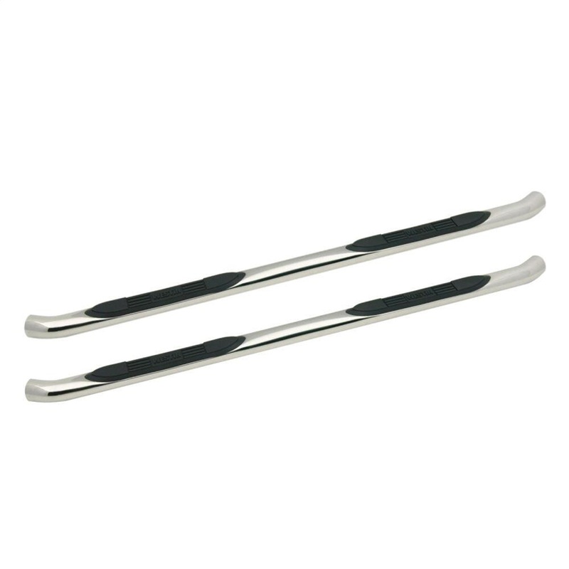Westin 23-2860 E-Series 3 Round Nerf Bars fits 2006-2010 H3 Polished Pair