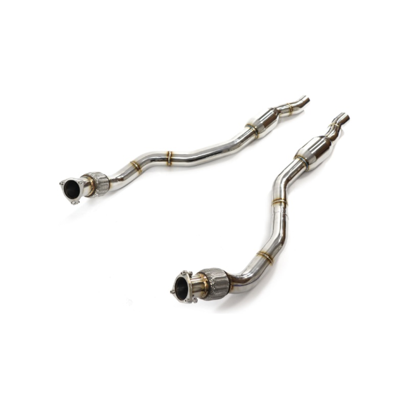 2013-2018 Audi A8/S8 Front Resonator Delete Pipes | D4/D4.5 A8/S8