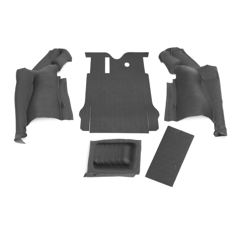 JEEP BEDTRED 07-10 JEEP JK 2DR REAR 5PC CARGO KIT (INC TLGTE & TUB LINER) BTJK07R2 BedRug