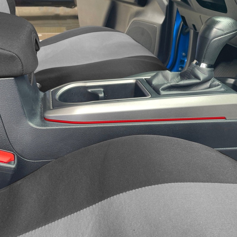 Tufskinz Side Center Console Line Inserts (Automatic) for Tacoma (2016-2023)