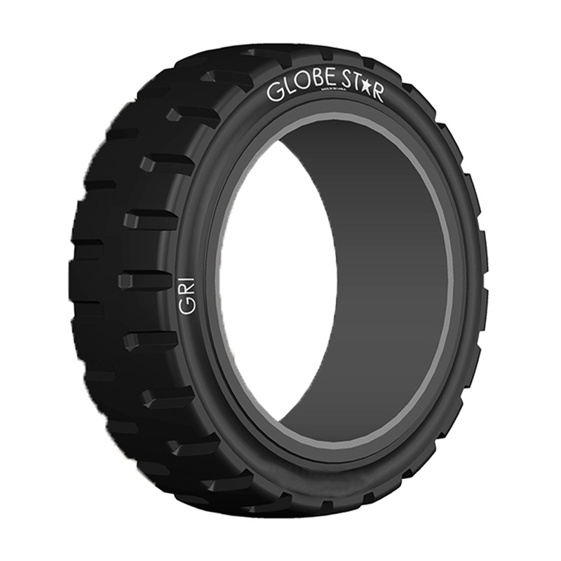 14×4 1/2×8  (356/114-203) GRI GLOBESTAR Press On Band, LUG, Solid, Black