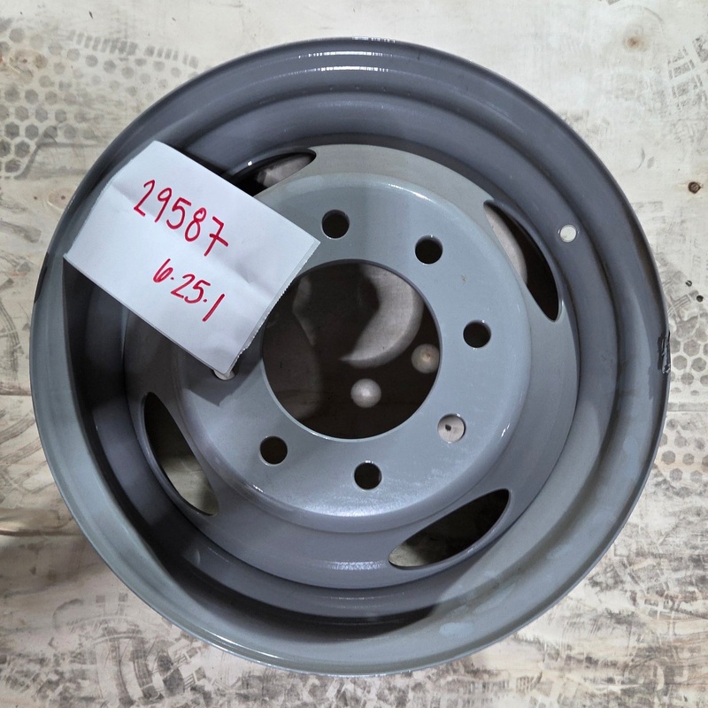 16×6 Accuride 8×6.5″ Bolt Circle 4.56″ Center Bore Grey Steel (returned item)