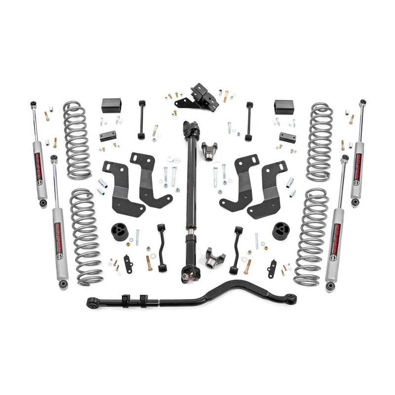 3.5 Inch lift Kit | C/A Drop | FR D/S | Jeep Wrangler Unlimited 4WD (18-23)