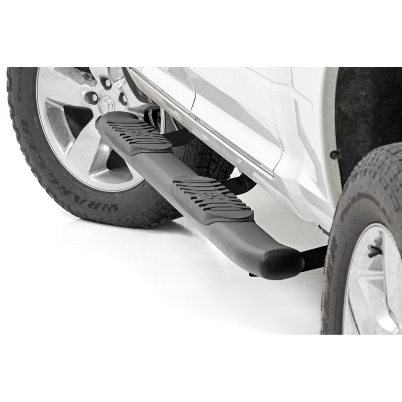 Oval Nerf Step | Crew Cab | Black | Ram 1500/2500/3500 2WD/4WD