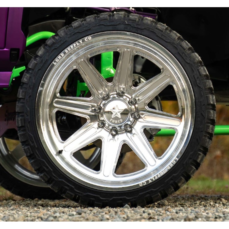 2024 GMC Denali 2500HD – American Force Peak Concave Wheels Pre-Mounted on Fury Country Hunter M/T Tires