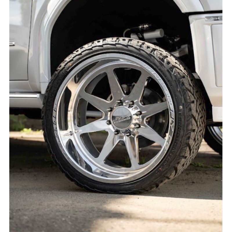 2024 GMC Sierra 2500 Denali Ultimate Duramax – JTX Forged Trigger Wheels Pre-Mounted on Venom Terra Hunter X/T Tires