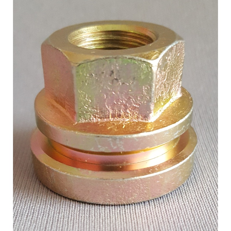 Two-Piece Flange Nuts M14x1.5 Stud 22mm Hex (Single)