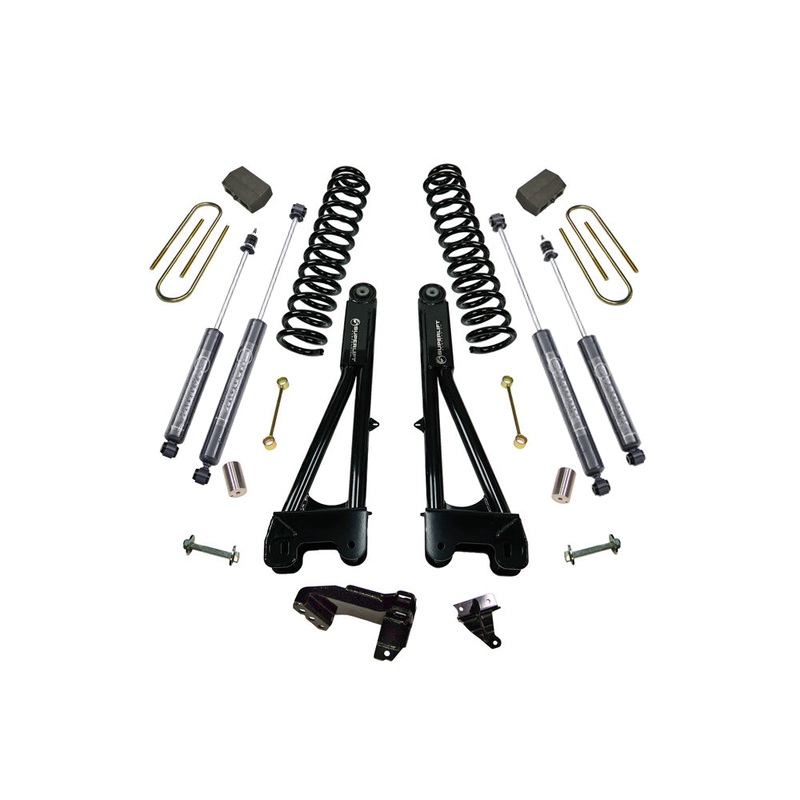 4″ Lift Kit – 11-16 F250/F350 4WD – Dsl w/ Replacement Radius Arms w/ Bil Shocks K987B
