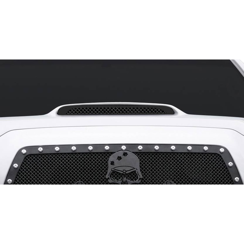T-REX Grilles 51897 Black Mild Steel Small Mesh Hood Scoop Fits 2005-2010 Toyota Tacoma