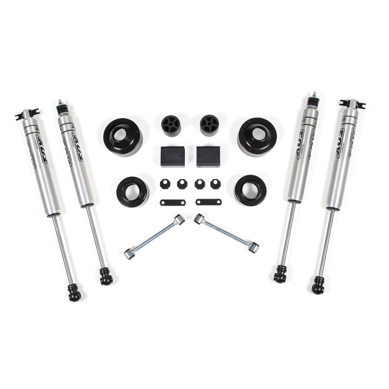 BDS Suspension 2″ Coil Spacer Lift Kit 2007-2011 Jeep Wrangler JK 2 Door 1401H