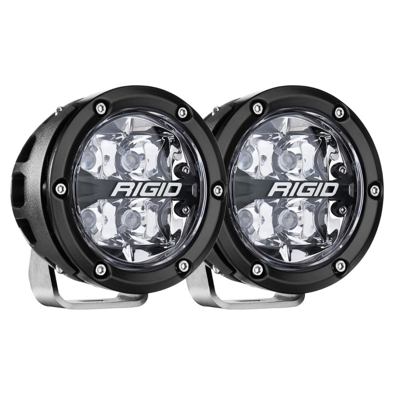 Rigid 360-Series 4″ RGBW Spot Optic with RGBW Backlight LED Light Pods