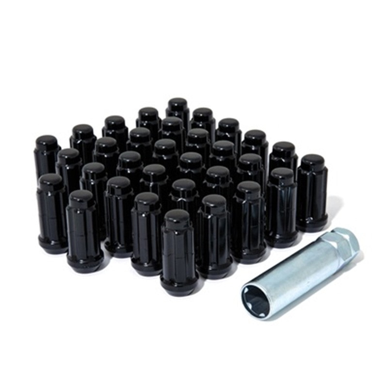 14×1.5 Gorilla Automotive Black 32 Lug Kit With Key
