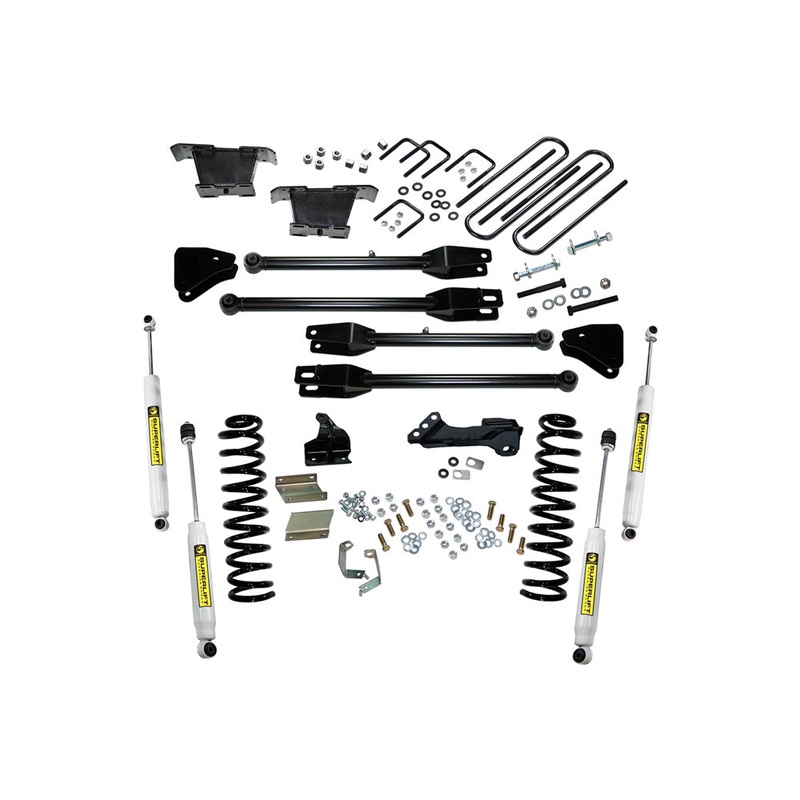 4″ Lift Kit – 11-16 F-250/F-350 4WD – Diesel – w/ 4-Link Conversion & SL Shocks K236