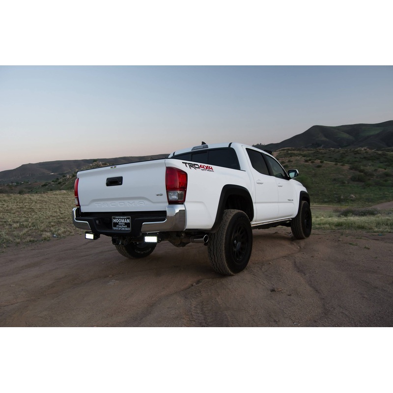 ZROADZ Z389401 Black Mild Steel Rear Bumper LED Bracket Fits 2016 -2023 Toyota Tacoma