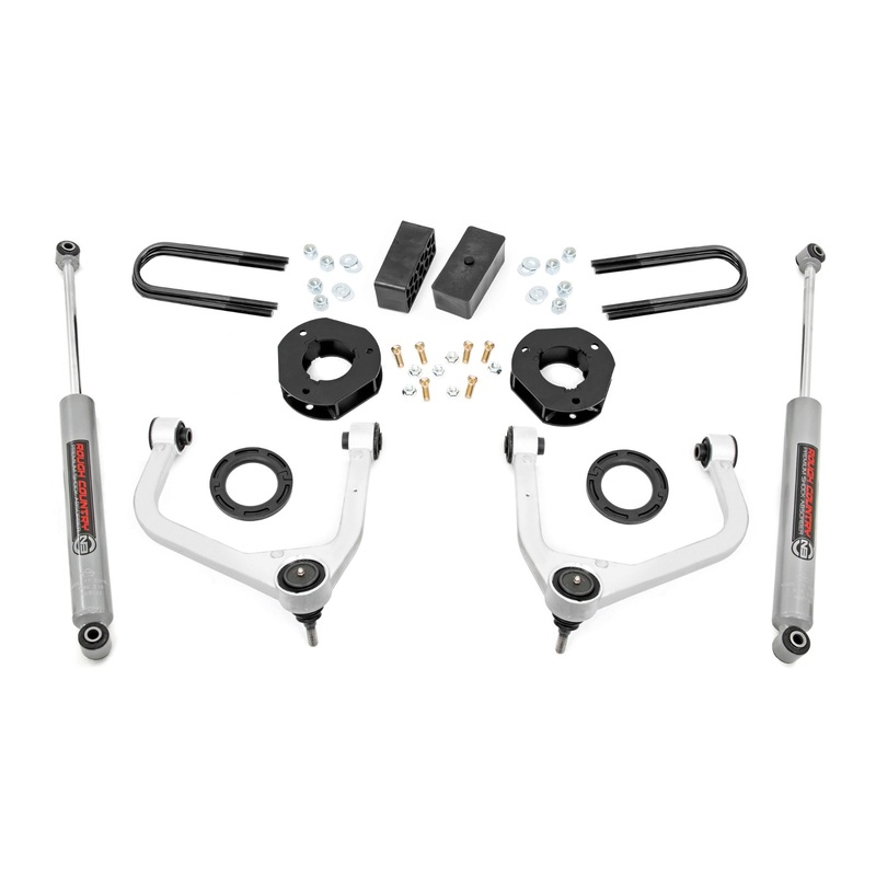 3.5 Inch Lift Kit | Mono Leaf Rear | GMC Sierra 1500 2WD/4WD (2019-2024)