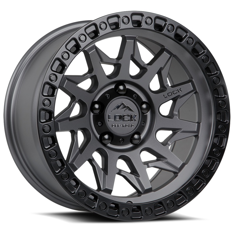 Lock Off-Road Lunatic Wheel (Matte Grey)