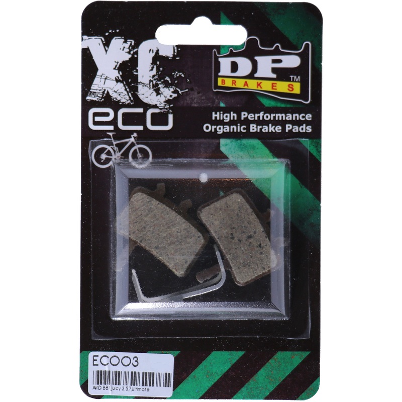 XC ECO – DP BRAKES Organic Disc Brake Pads for Avid Juicy Brake Systems
