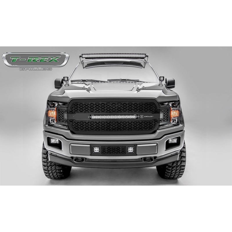 ZROADZ Z315711 Black Mild Steel Main Grille Fits 2018-2020 Ford F-150