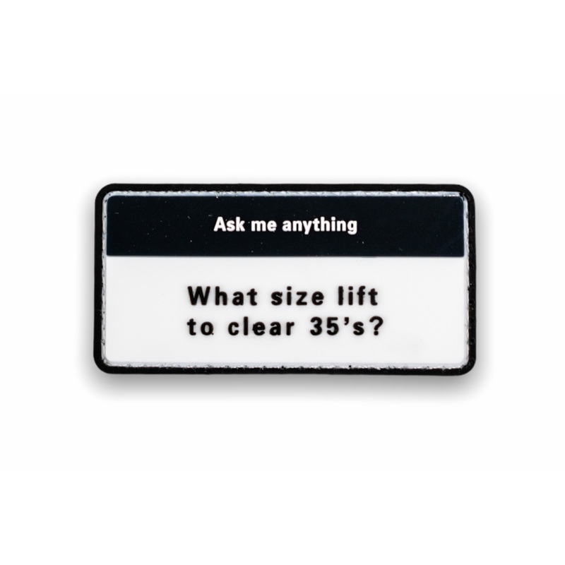 “Clear 35s” Patch