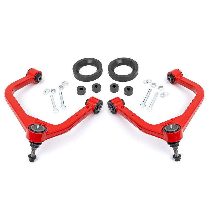 1.75 Inch Leveling Kit | Forged Red UCA | AT4 | GMC Sierra 1500 4WD (19-24)