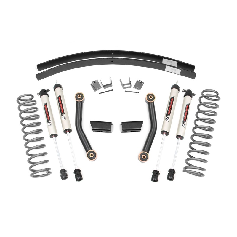3 Inch Lift Kit | SII | RR AAL | V2 Shocks | Jeep Cherokee XJ 2WD/4WD (84-01)