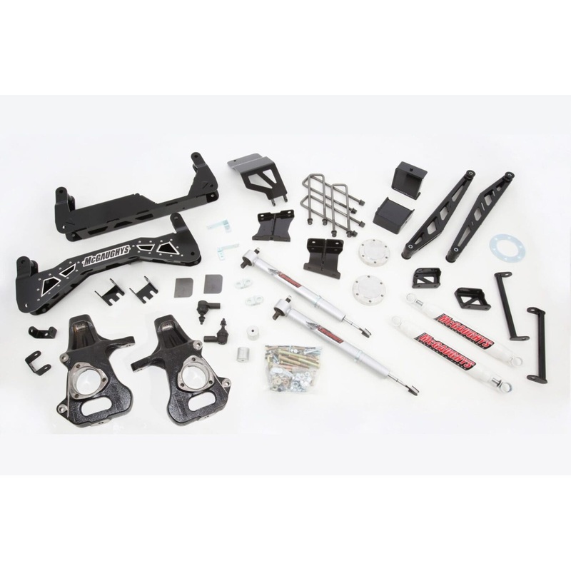 McGaughys – *7-9 Lift Kit (S/S Black) 2007-2013 GM Truck 1500, 4wd (#50721)