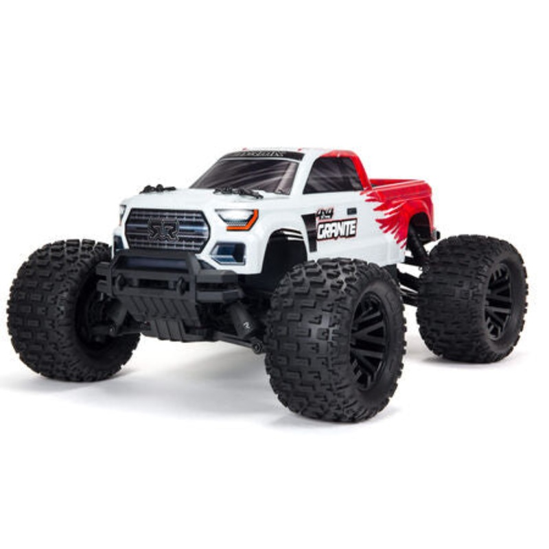Arrma 1/10 4×4 Mega 550 Brushed Monster Truck RTR, Red