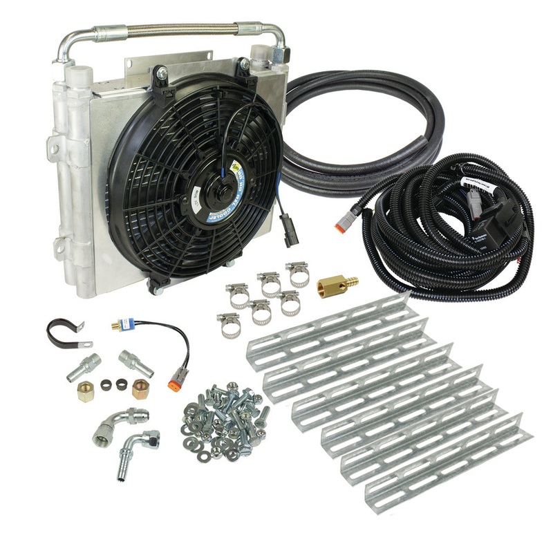 Xtrude Double Stacked Transmission Cooler Kit – Universal 5/8in Tubing