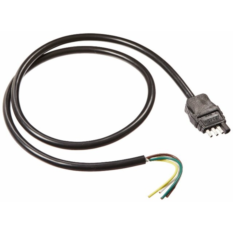 Wesbar 787264 Trailer End Connector Wire, black