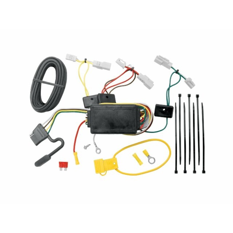 Tekonsha 118405 T-One T-Connector Harness, 4-Way Flat, w/Circuit Protected ModuLite Module, Compatable with 2014-2018 Mazda 3, 2003-2008 Mazda 6, 2007-2012 Mazda CX-7, 2007-2017 Toyota Camry, 2014-2019 Toyota Corolla, 2007-2014 Toyota FJ Cruiser Black