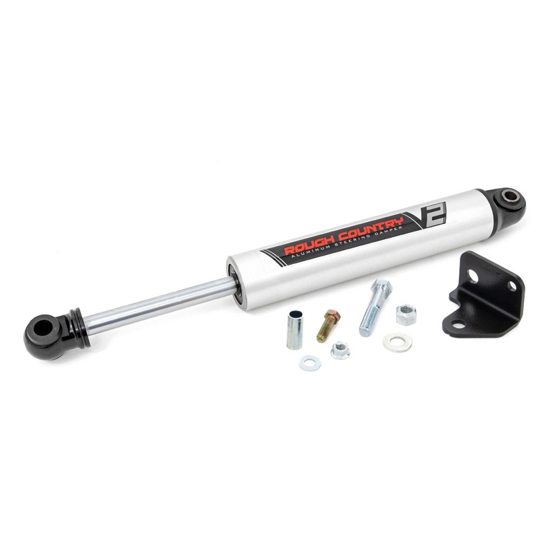 V2 Steering Stabilizer | Relocation Bracket | Jeep Wrangler JK/Wrangler Unlimited (07-18)