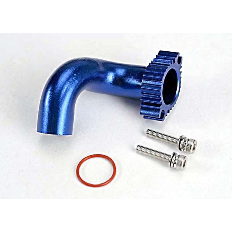 Traxxas Exhaust Header Blue TRX 2.5