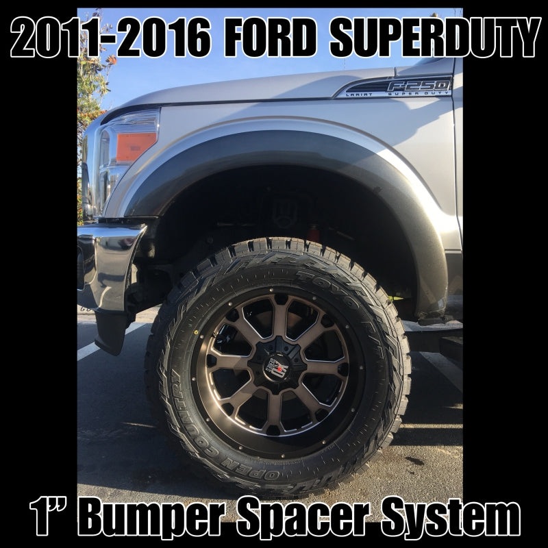 Wicked Trucks – 1999-2016 FORD F-250 F-350 & F-450 1″ BUMPER SPACER SYSTEM