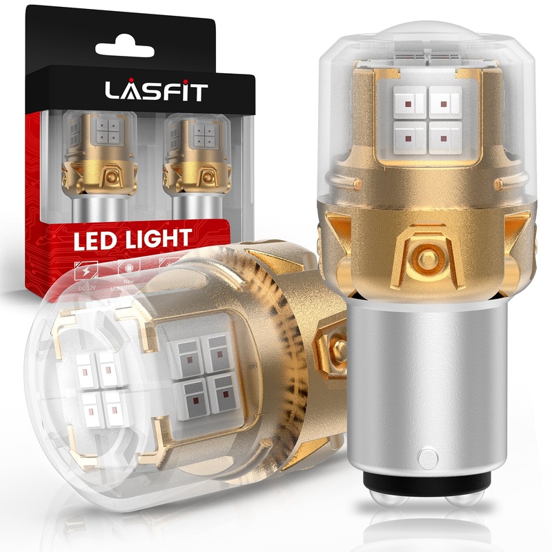 1157 2057 2357 7528 LED Brake Tail Stop Parking Light Bulb | Brilliant Red (Don’t Work for Trucks), 2 Bulbs | Upgraded L2 Series