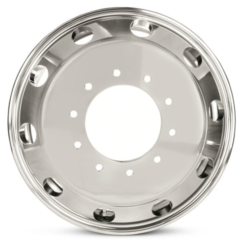 19.5×6 Road Roady RRW-F550B FORD F-450/F-550 DODGE 4500/5500 DUALLY Aluminum Wheels 10×225 Pair (Fits Stock Tire Sizing)