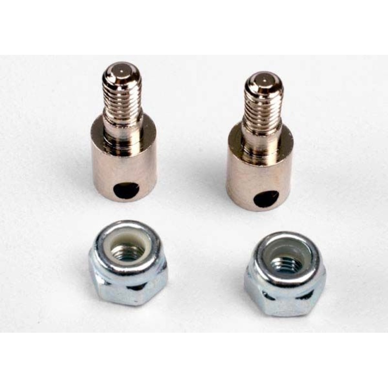 Traxxas Rod Guides/3mm Nylon Locknuts