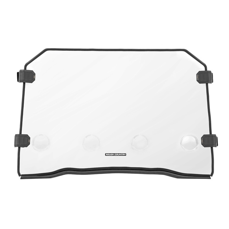 Vented Full Windshield | Scratch Resistant | Polaris RZR