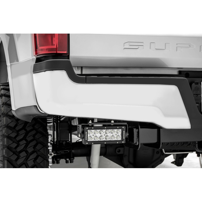 ZROADZ Z385471-KIT Black Mild Steel Rear Bumper LED Kit Fits 2017-2022 Ford F-250 F-350 F-450 F-550
